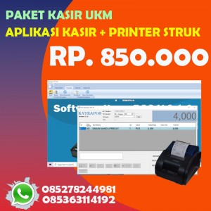 Aplikasi Kasir + Printer Struk